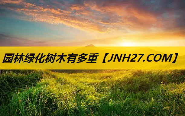 园林绿化树木有多重